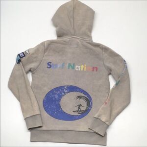 NEW BUTTER SUPER S HOODIE FULL ZIP SWEATER unisex